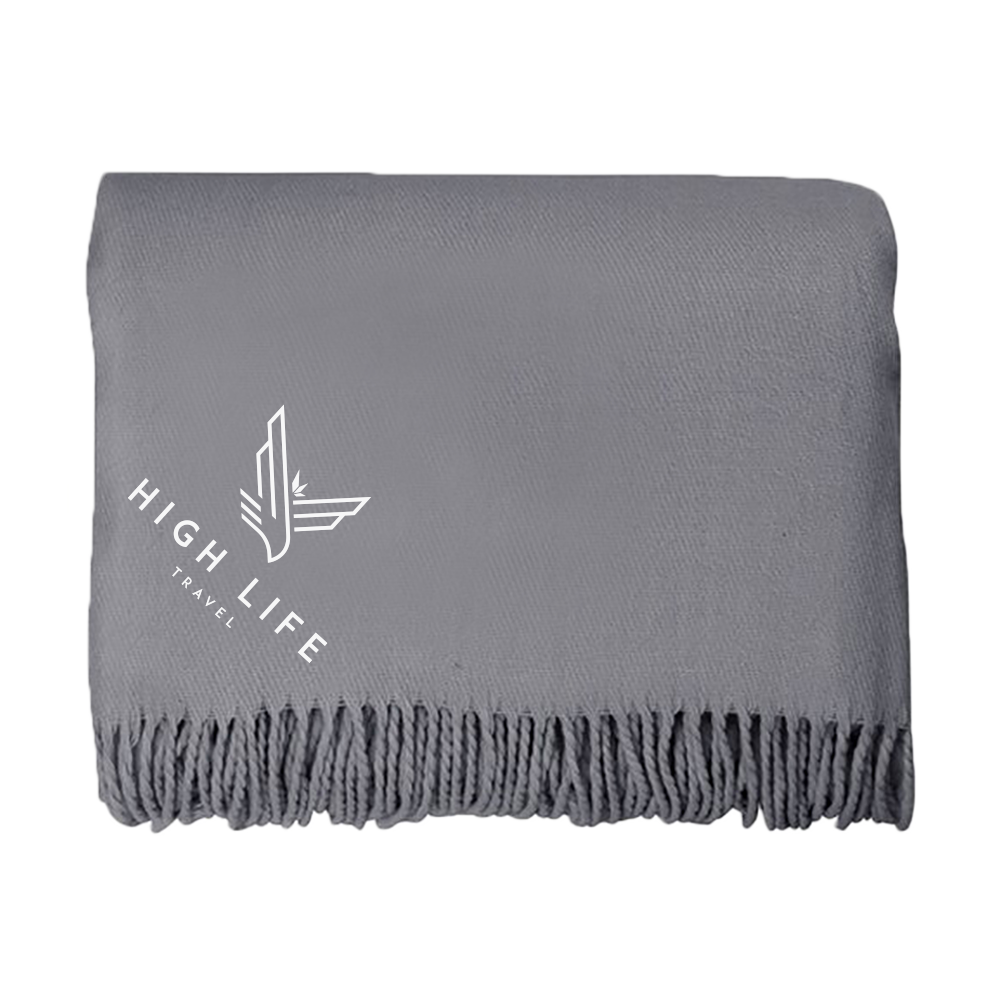 My Daily Choice High Life Travel Fleece Blanket Gray